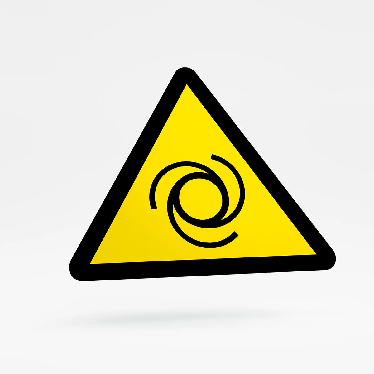 Warning sign - automatic start-up