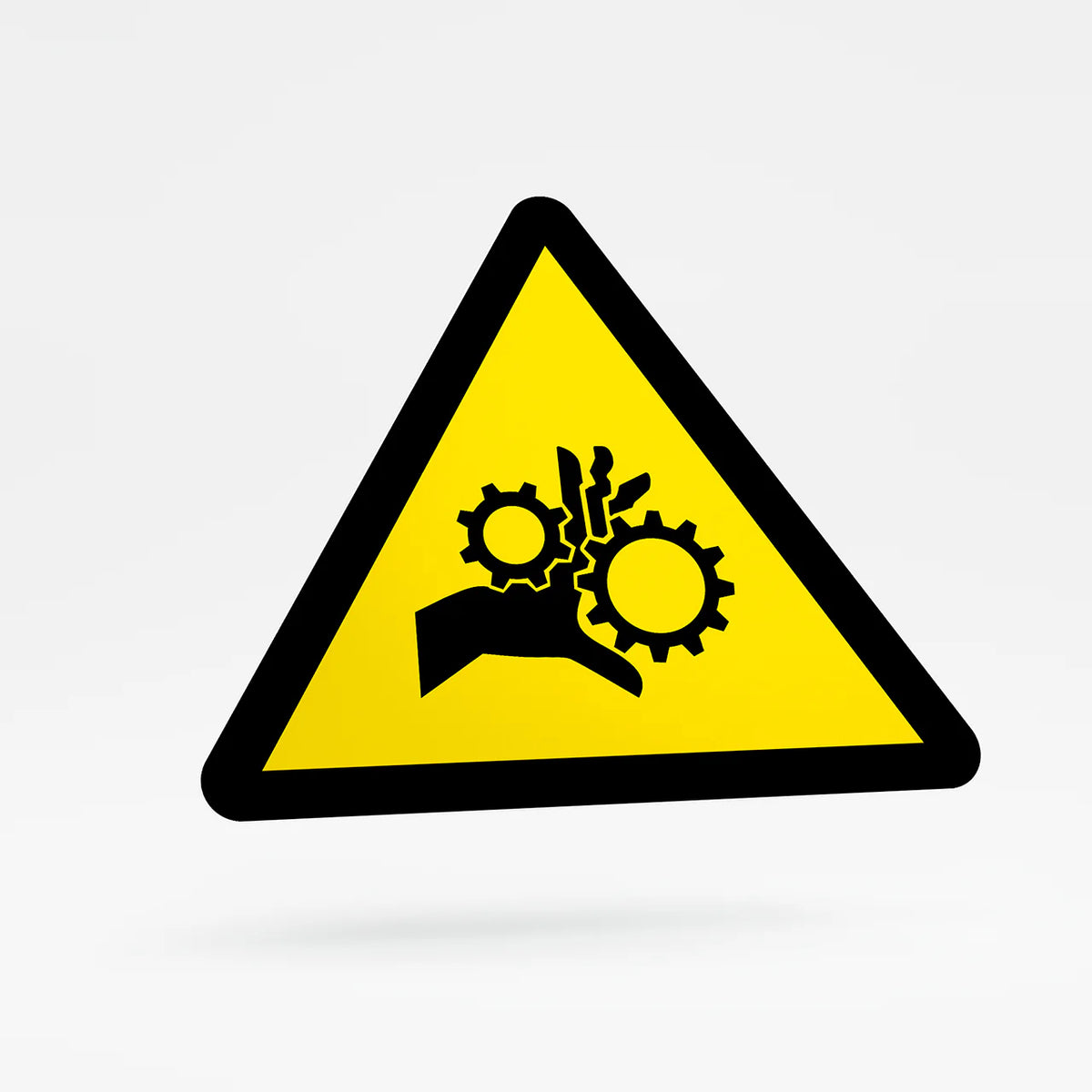 Warning sign - moving parts