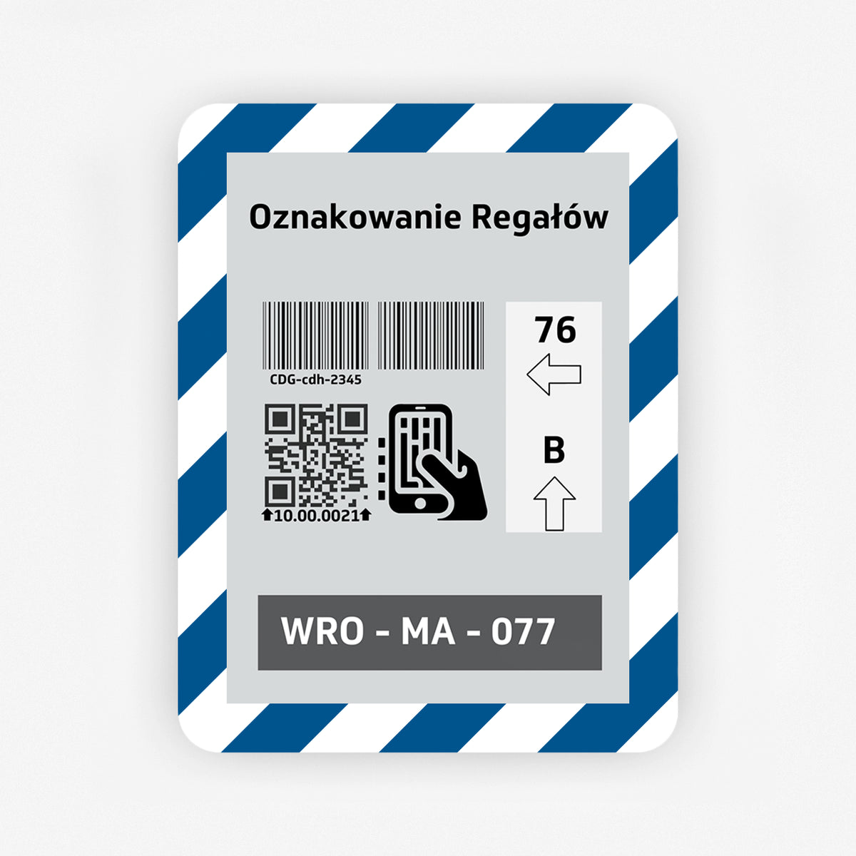Etykieta podłogowa