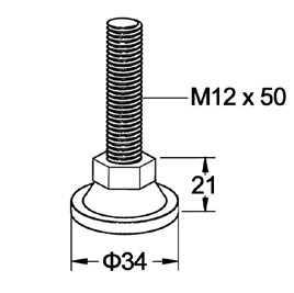 Stopka L-3D — rysunek techniczny