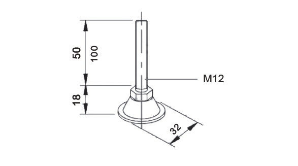 Stopka L-3 — rysunek techniczny