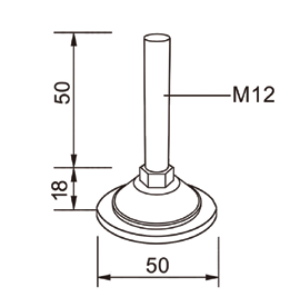 Stopka L-4D — rysunek techniczny