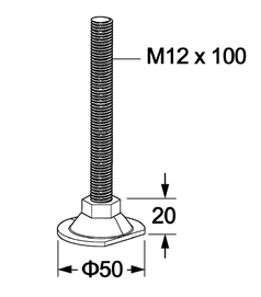 Stopka L-4 — rysunek techniczny