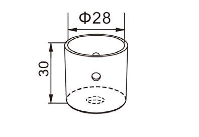 Stopka L-5 — rysunek techniczny
