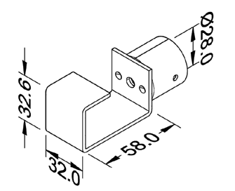 Stopka L-6B — rysunek techniczny