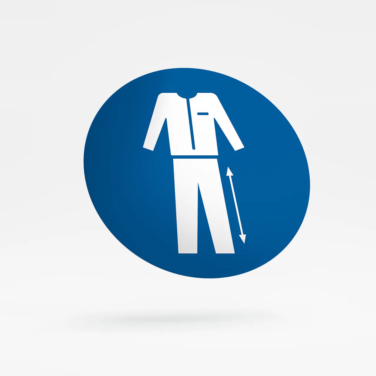 Mandatory sign - wear long trousers