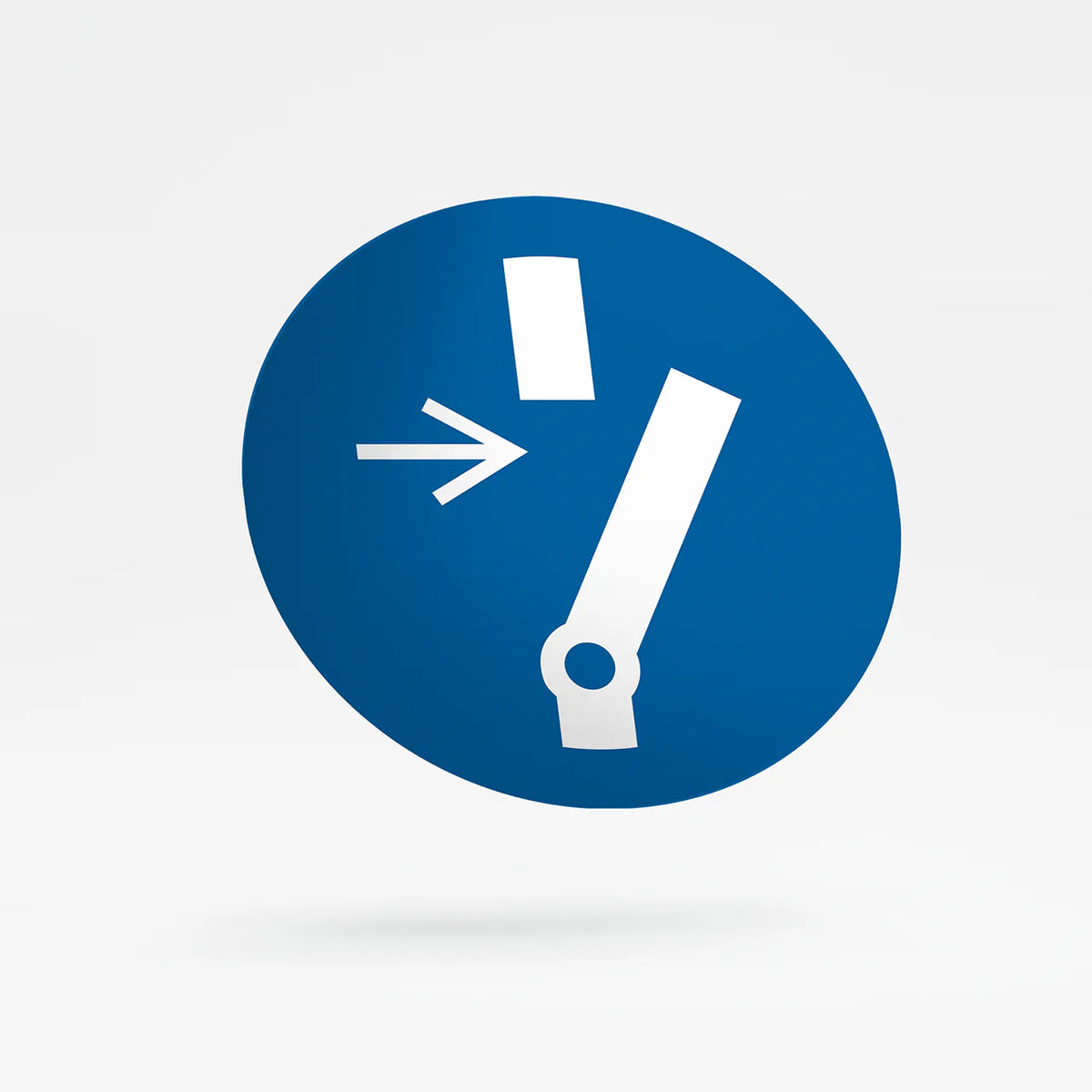Mandatory sign - disconnect before maintenance