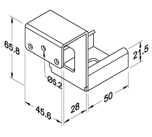 Szyna rolkowa R-40BH3 — rysunek techniczny
