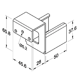 Szyna rolkowa R-40H3 — rysunek techniczny