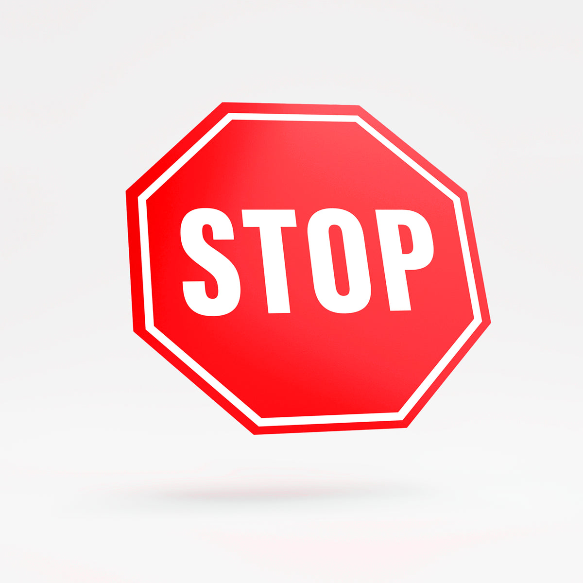 Prohibition sign - STOP