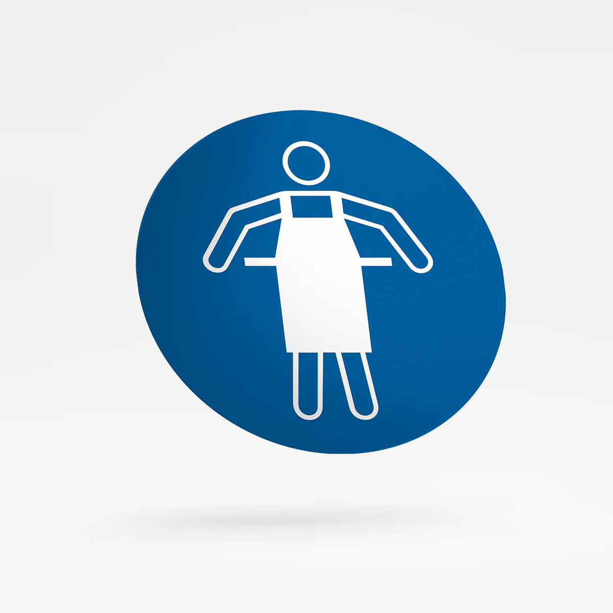 Mandatory sign - wear protective apron