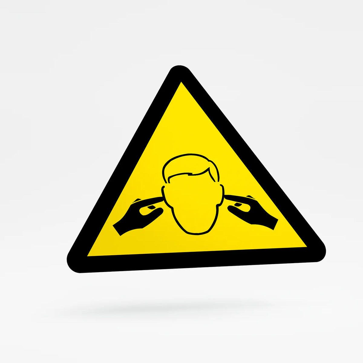 Warning sign - caution: noise