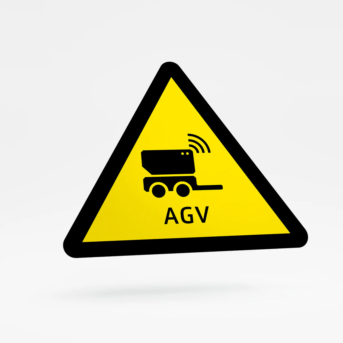 Warnzeichen - Warnung vor AGV-Verkehr