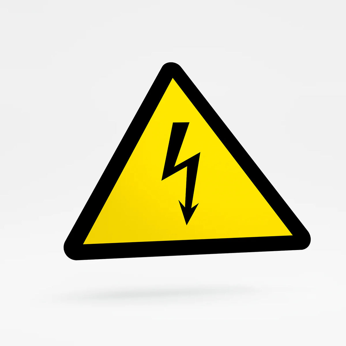 Warning sign - high voltage