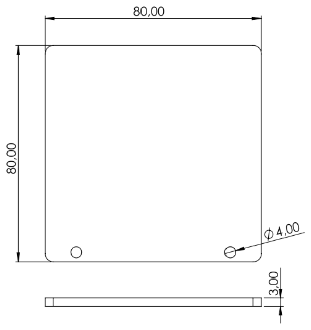 E-kanał eindkap 80x80 — widok 2