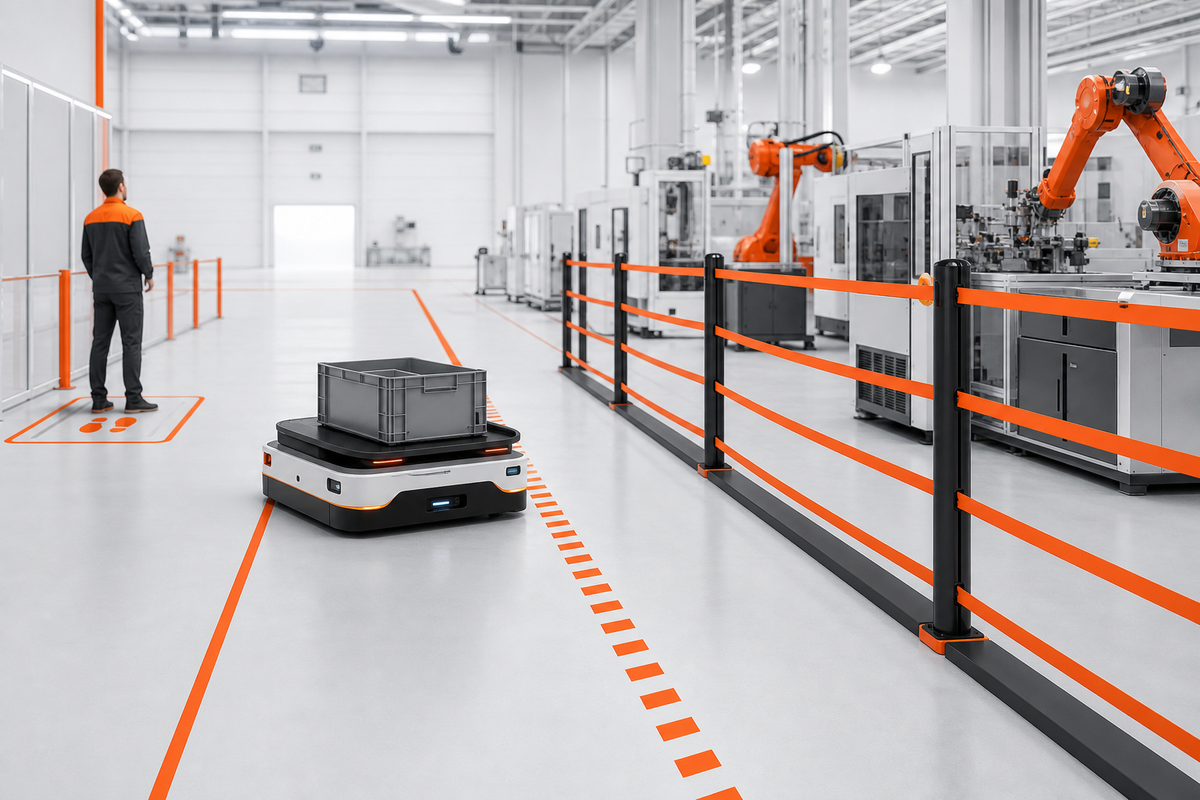 Bezpieczeństwo robotów mobilnych zaczyna się od podłogi