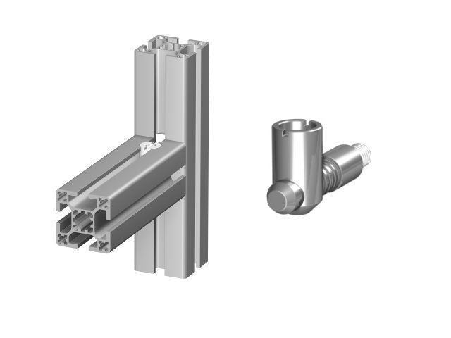 Screw-type connector 45-M6/11