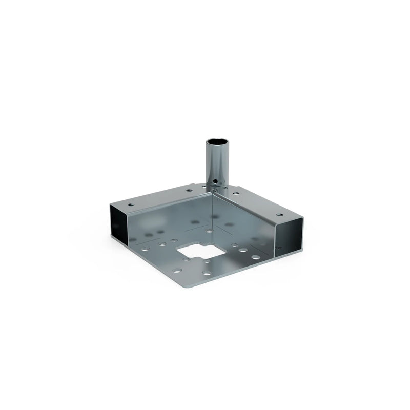 Corner connecting element with interface for pipe & joint system CS-BP