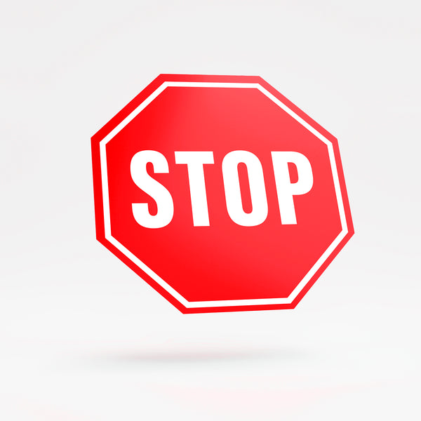 Znak zakazu - STOP