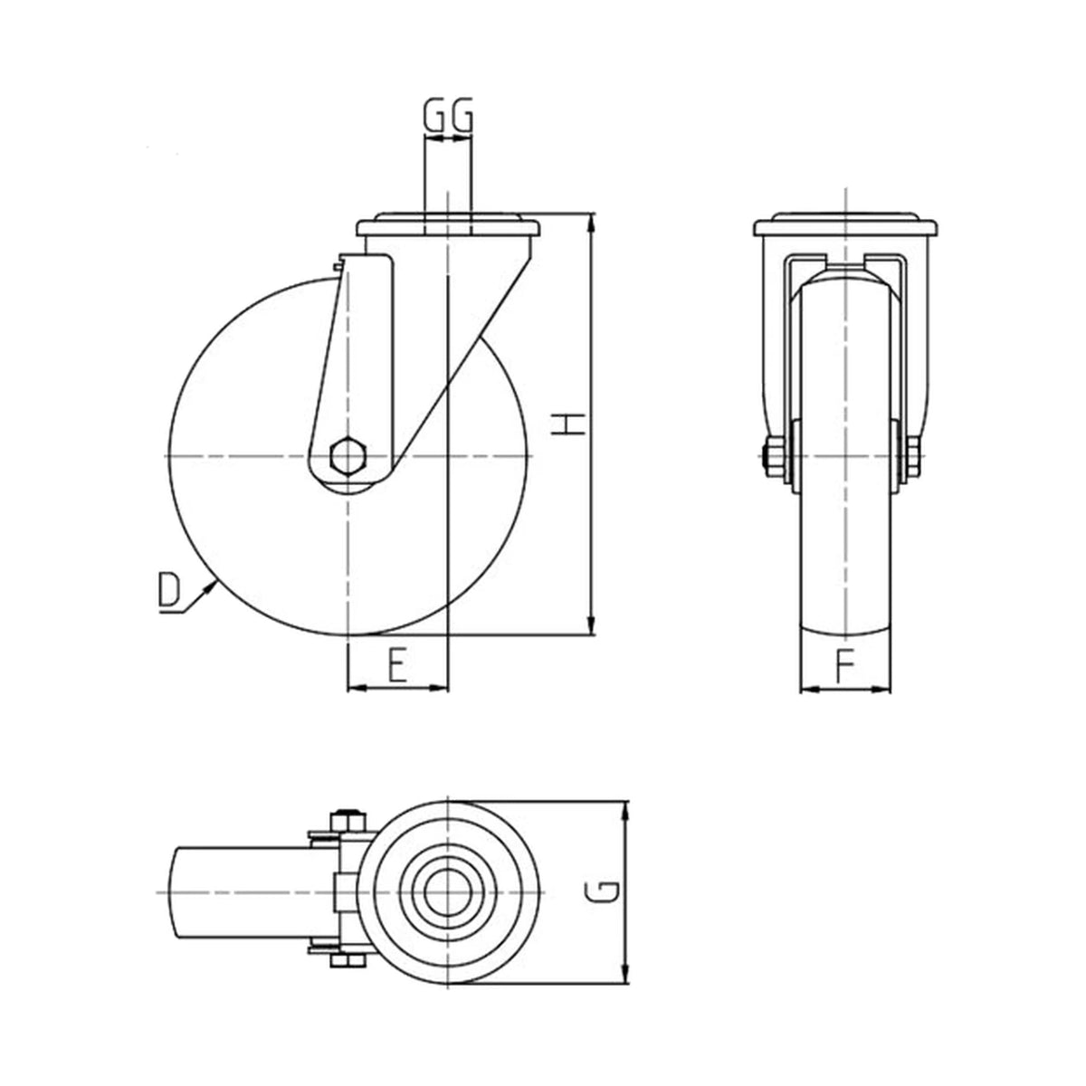 TR-60-SRF-NL — rysunek techniczny