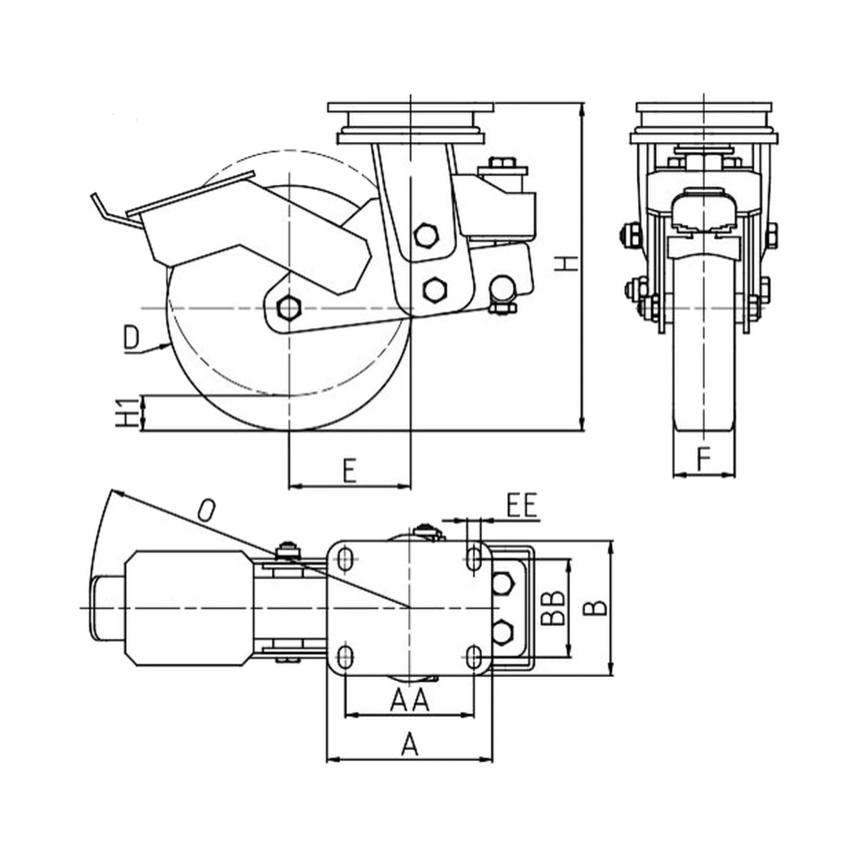 TR-62AL-SRP-MOL-FR — rysunek techniczny