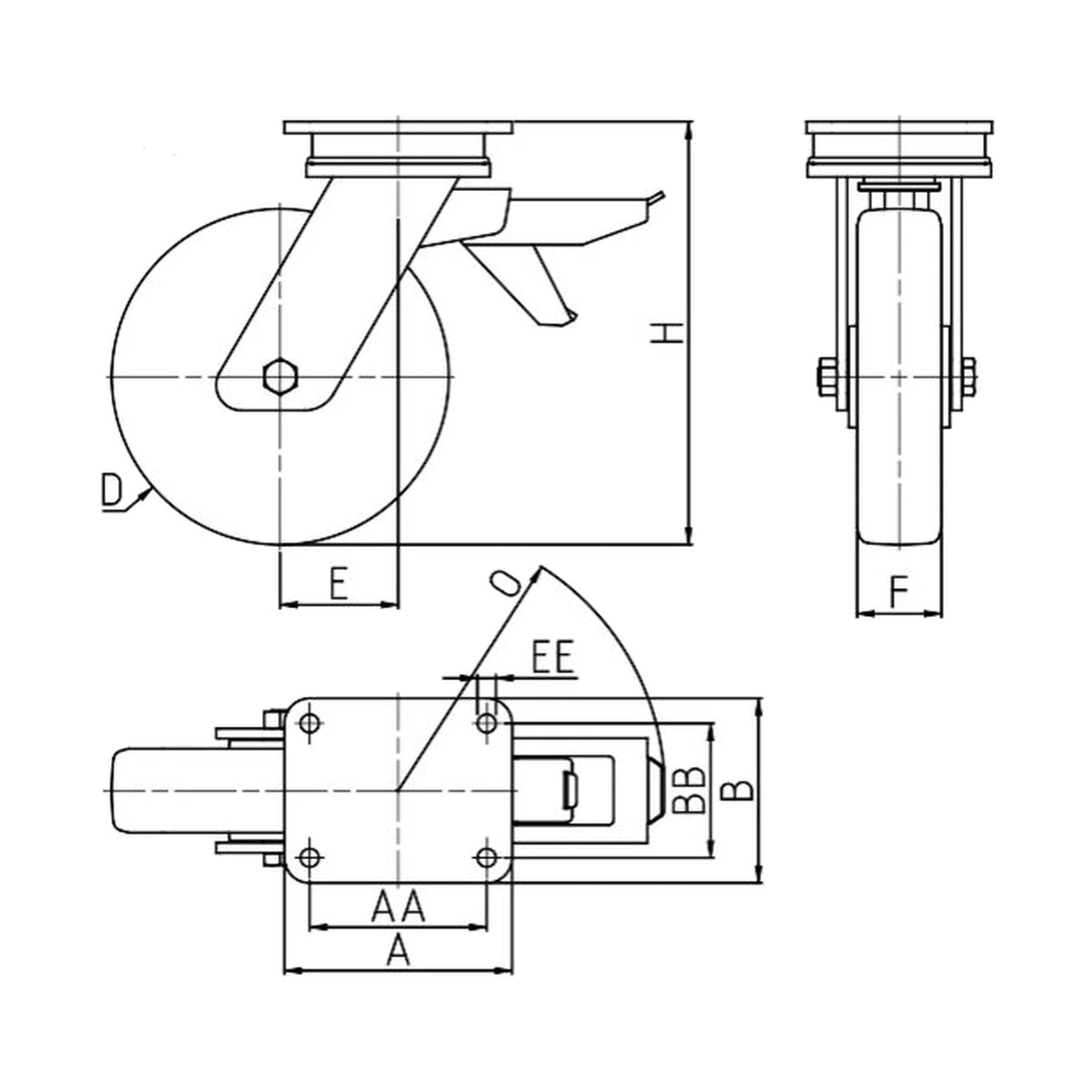 TR-65HT-SRP-EE-MHD-FR — rysunek techniczny