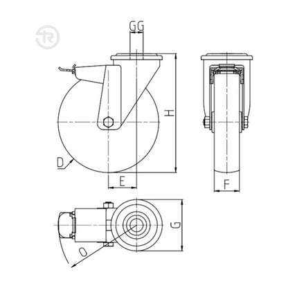 TR-71-SR-FP-FR — rysunek techniczny