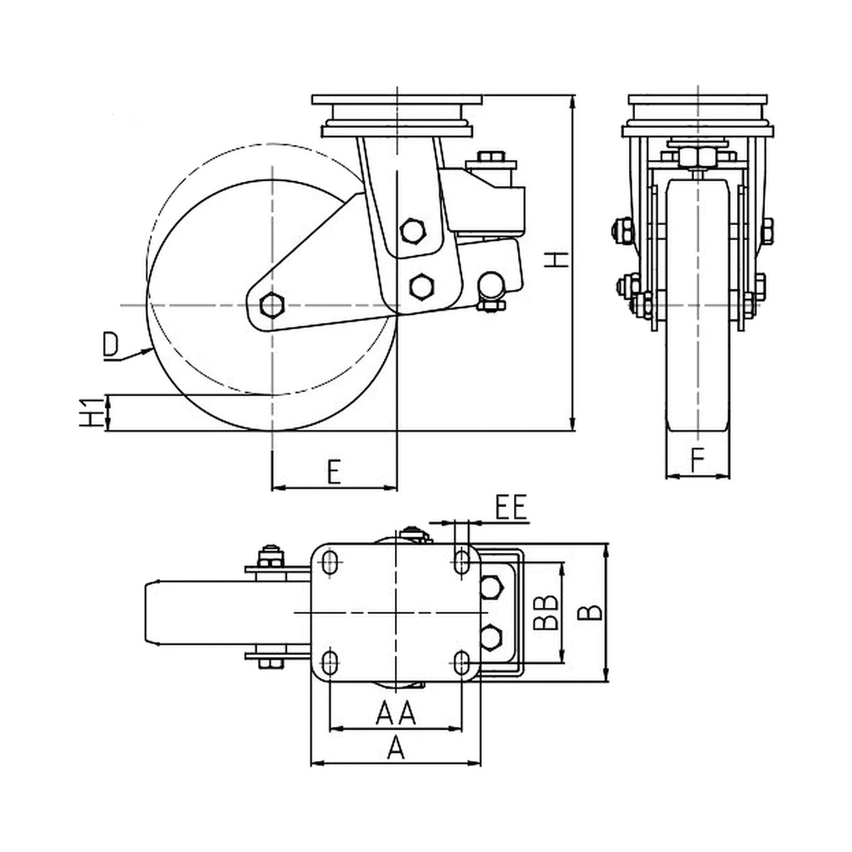 TR-72AL-SRP-MOL — rysunek techniczny