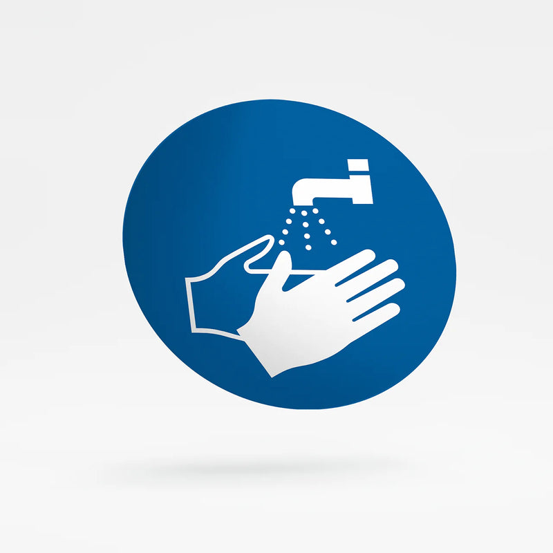 Mandatory sign - wash your hands
