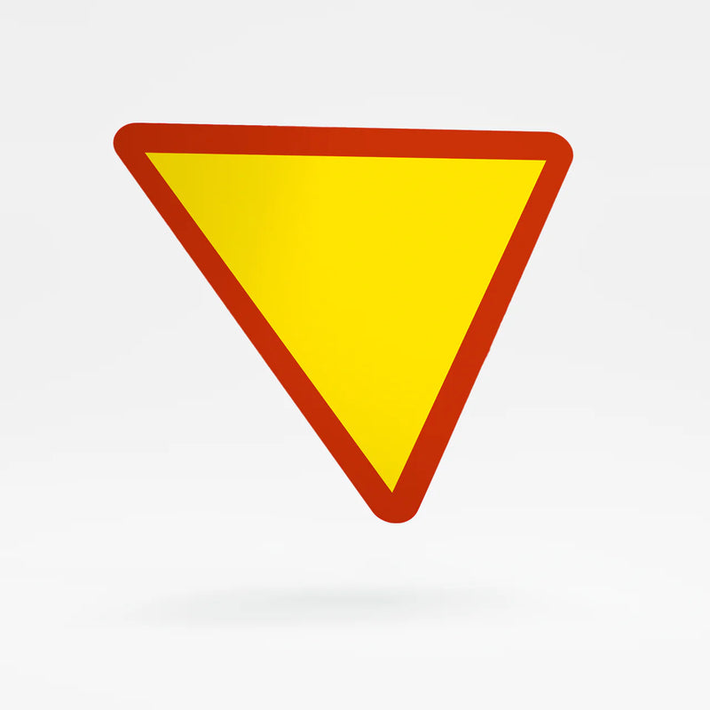 Road sign - give way