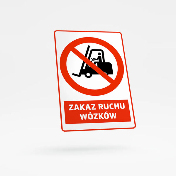 Prohibition Safety Signs with Text