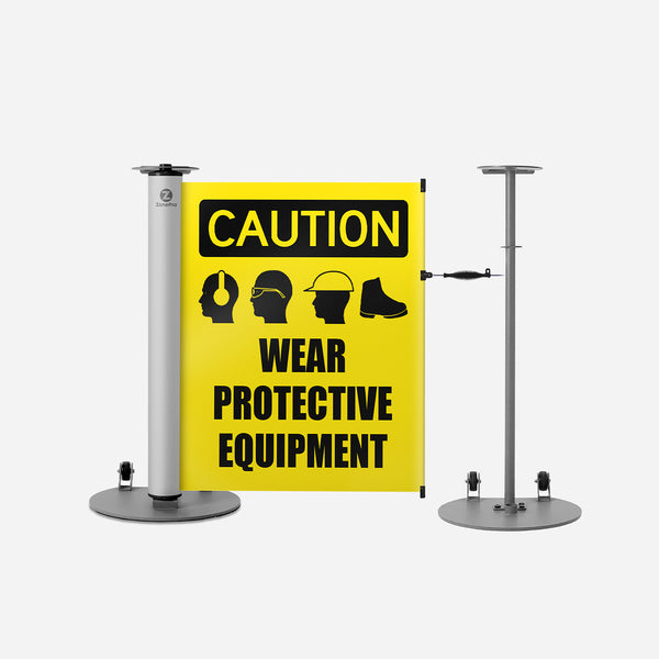 ZonePro® Single Mobile Stanchion