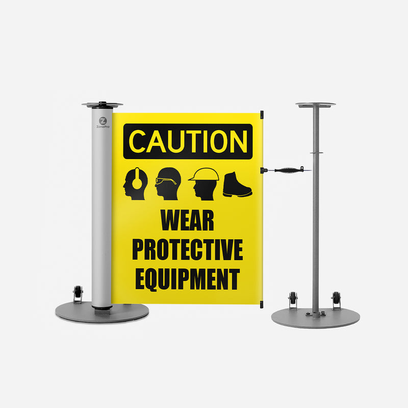 ZonePro Single Mobile Stanchion