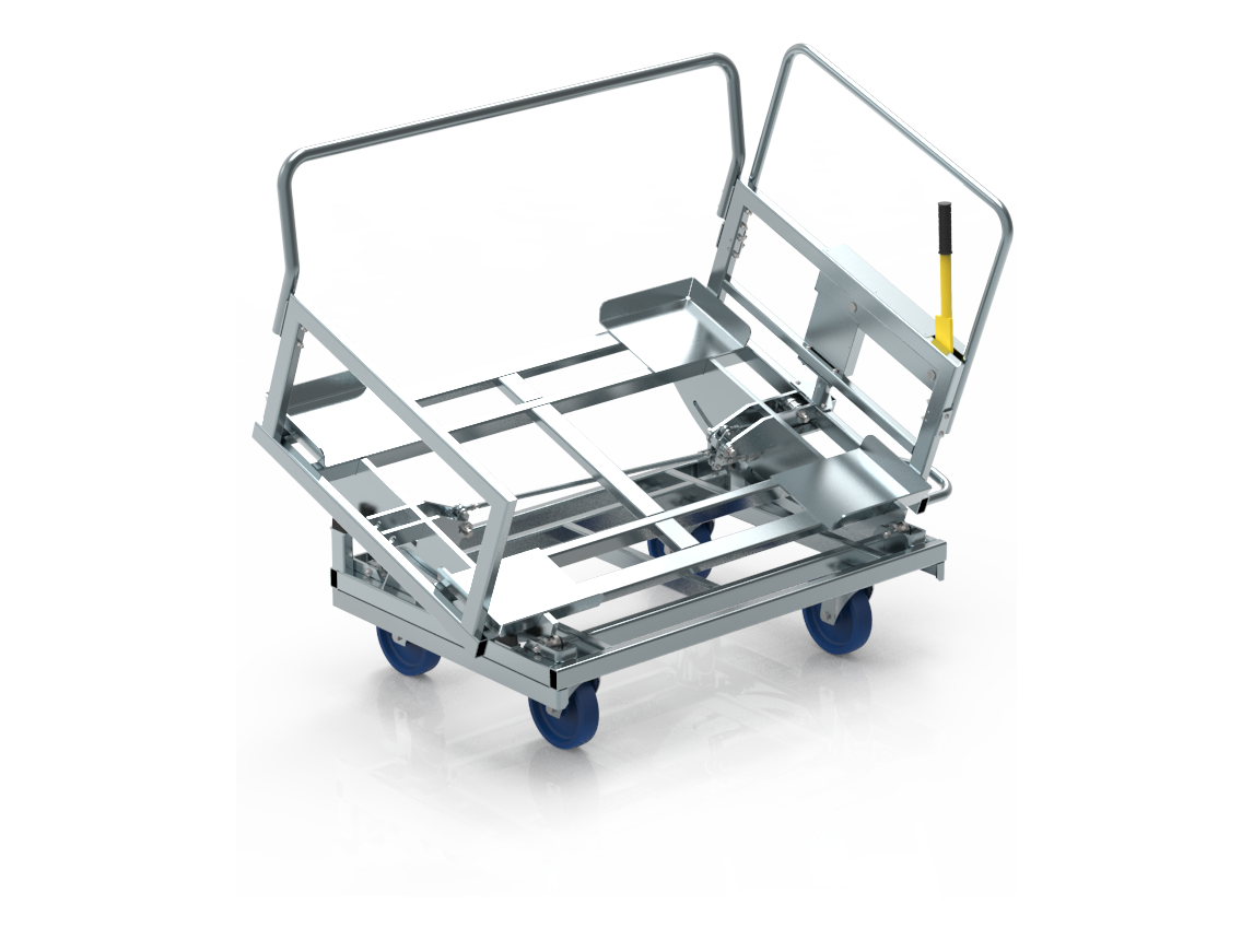 Przykładowa konfiguracja platformy do wagonu E-Frame