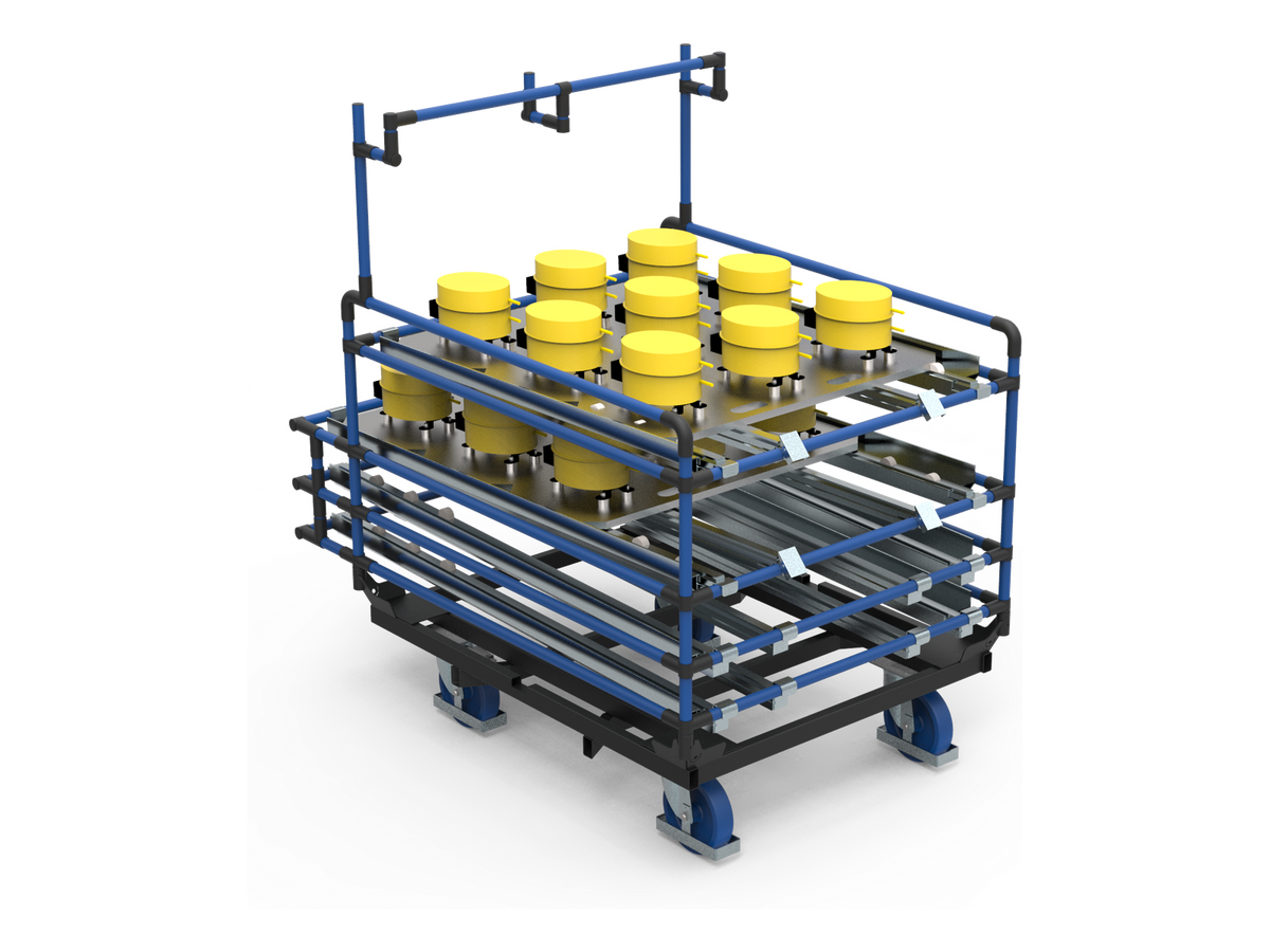 Przykładowa konfiguracja platformy do wagonu E-Frame