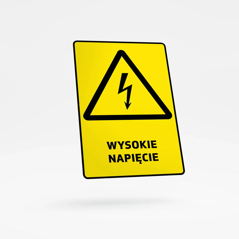 Znaki ostrzegawcze z opisem