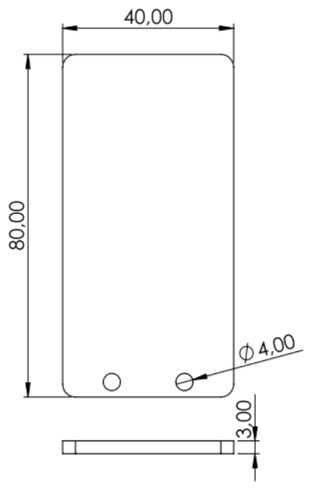 E-kanał eindkap 40x80 — widok 2