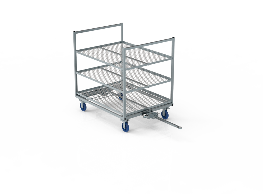 Standardowy wózek półkowy z systemem SAWS Heavy